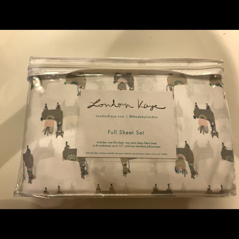 Full Size Deep Pocket Alpaca Sheets